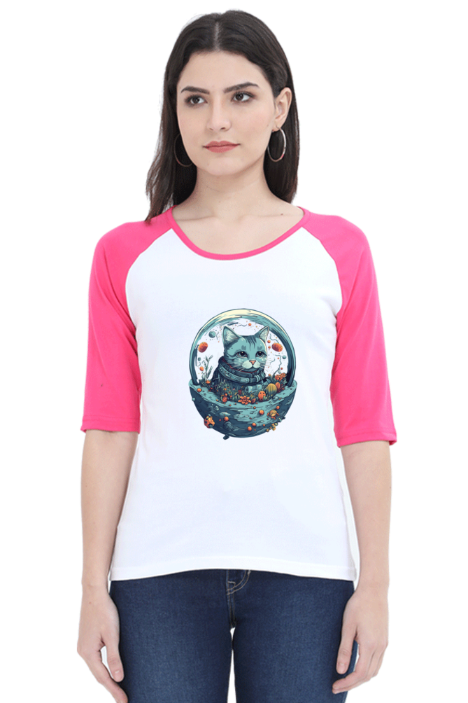 Purrito Female Raglan Full Sleeve - Shirt Graphic