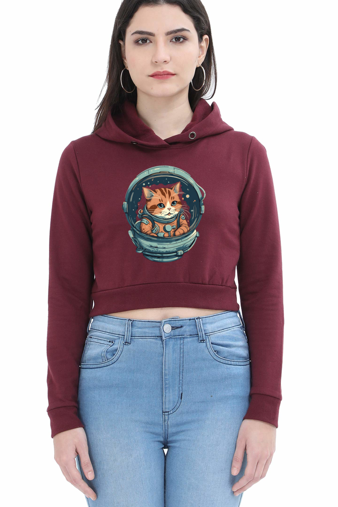 Apawllo Female Crop Hoodie - Shirt Graphic