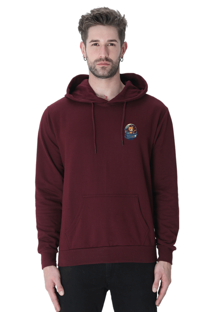 Issac Mew-Ton Unisex Hooded SweatShirt - Pocket Graphic