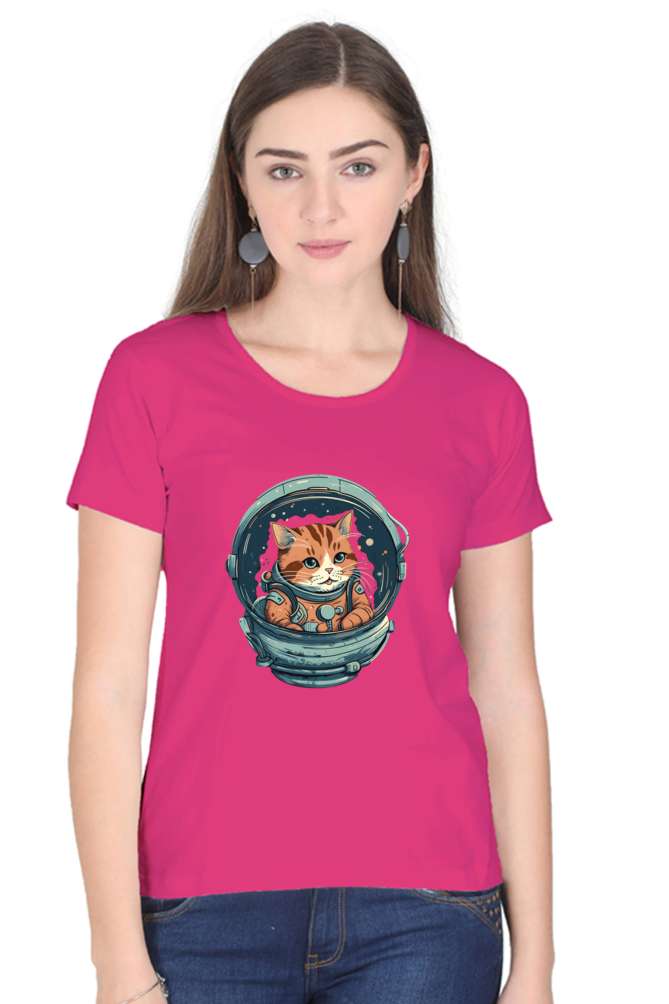 Apawllo Female Round Neck Half Sleeve Classic - Shirt Graphic