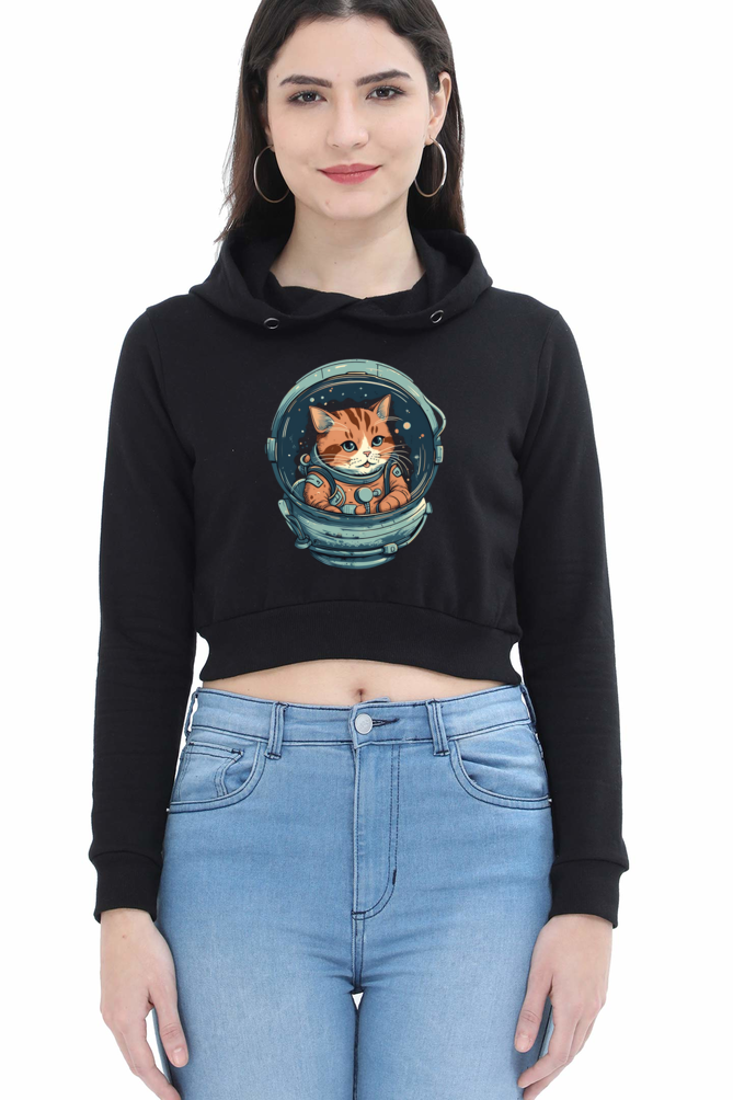 Apawllo Female Crop Hoodie - Shirt Graphic