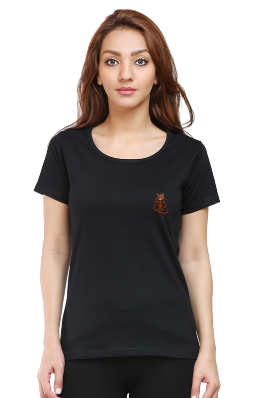 Domo Ari-kato Female Round Neck Half Sleeve Classic - Pocket Graphics