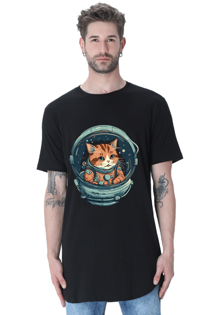 Apawllo Longline Curved T-Shirt - Shirt Graphic