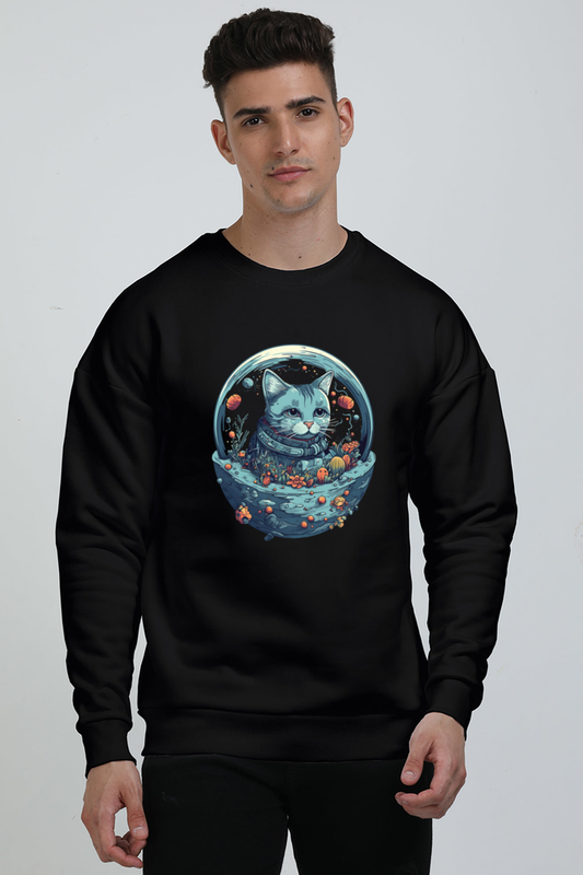 Purrito Unisex Oversized SweatShirt - Shirt Graphic