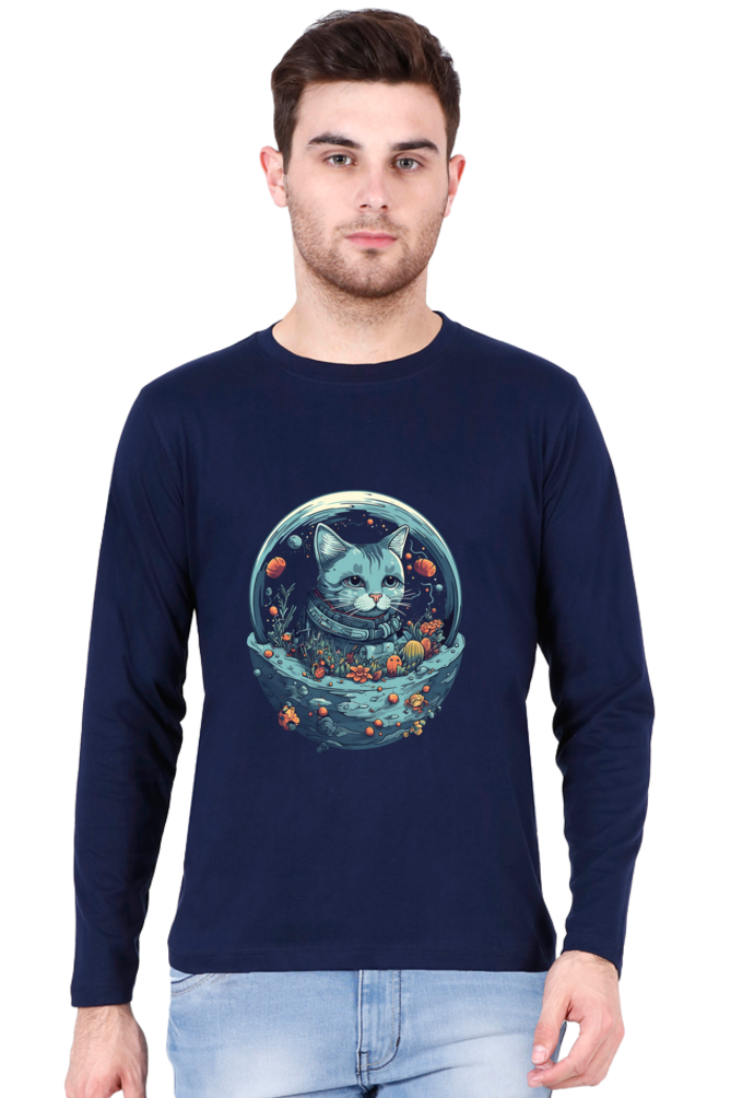 Purrito Round Neck Full Sleeve - Shirt Graphic