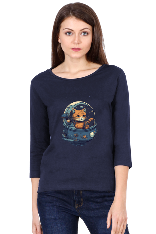 Issac Mew-Ton Female Round Neck Full Sleeve - Shirt Graphics