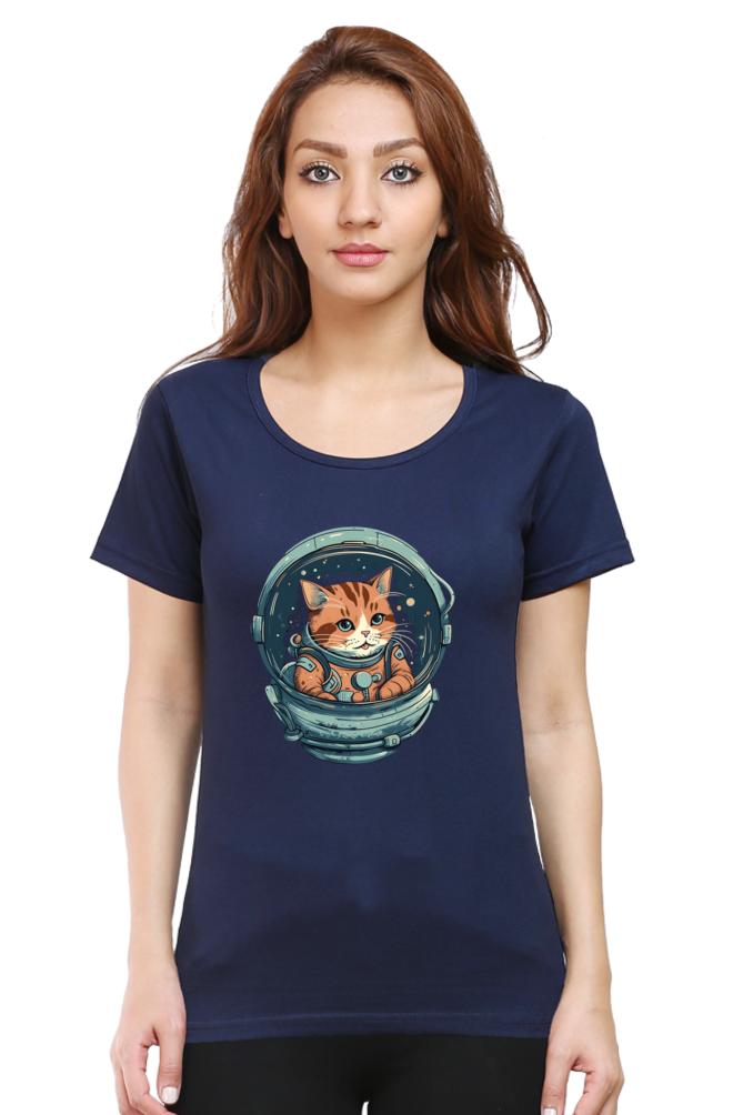 Apawllo Female Round Neck Half Sleeve Classic - Shirt Graphic