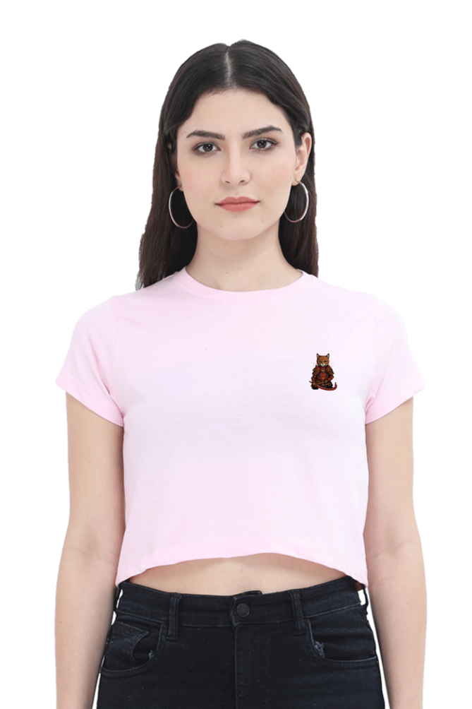 Domo Ari-kato Female Crop Top - Pocket Graphics