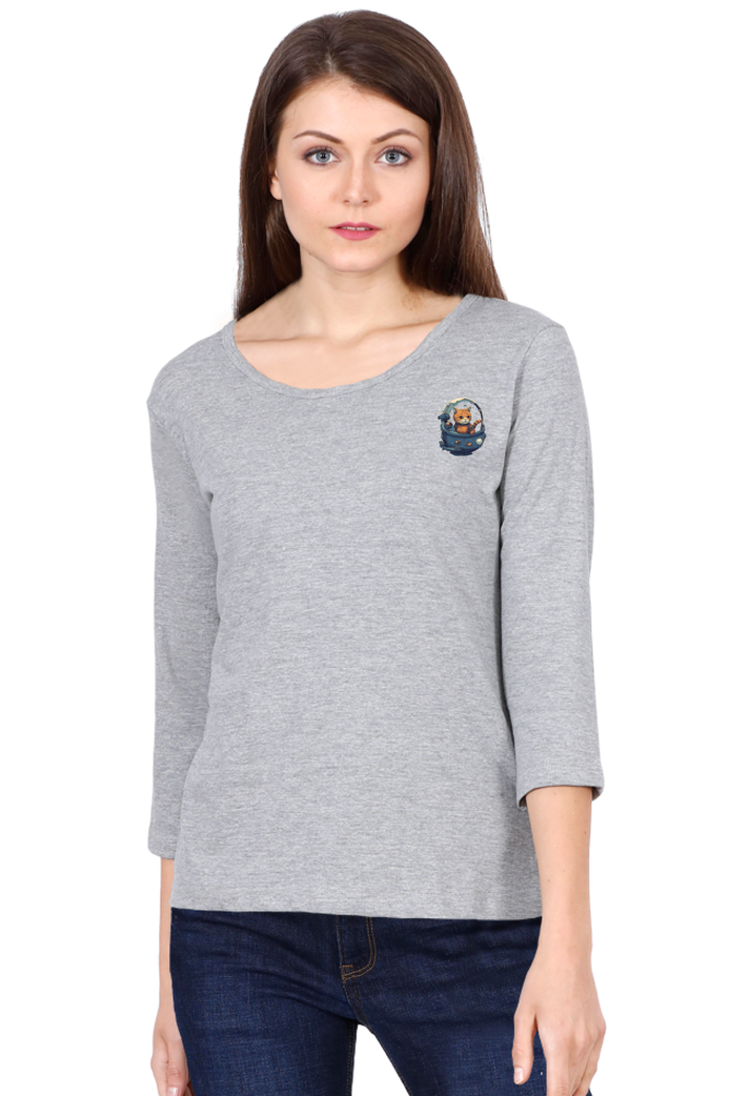 Issac Mew-Ton Female Round Neck Full Sleeve - Pocket Graphics