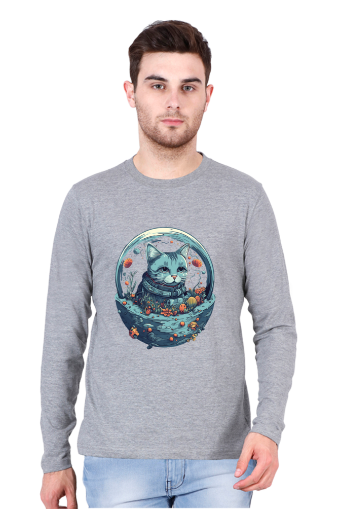 Purrito Round Neck Full Sleeve - Shirt Graphic