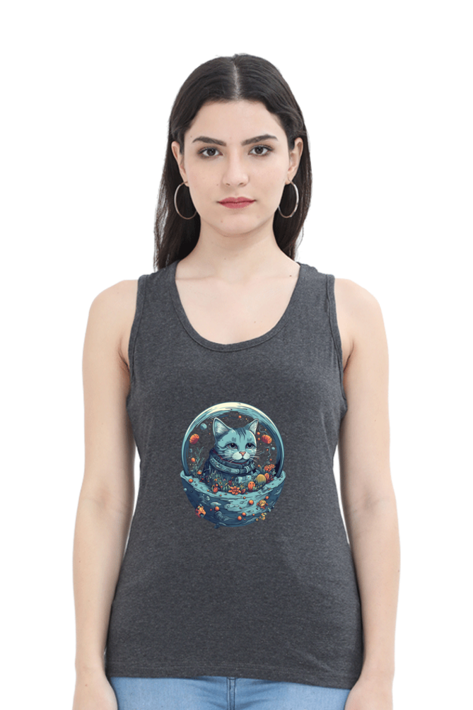 Purrito Female Tank Top - Shirt Graphic