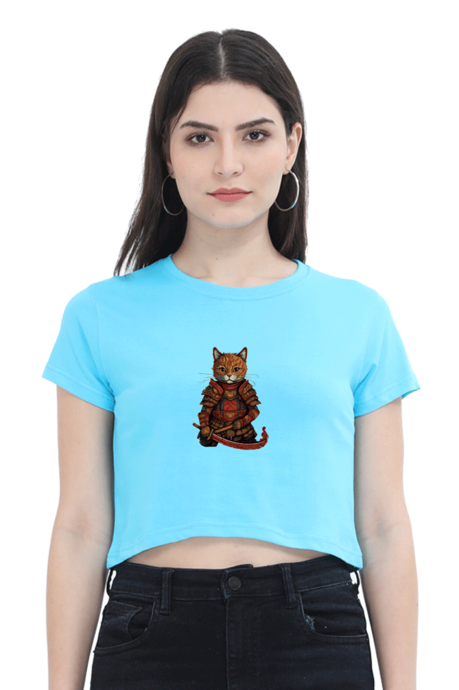 Domo Ari-kato Female Crop Top - Shirt Graphics