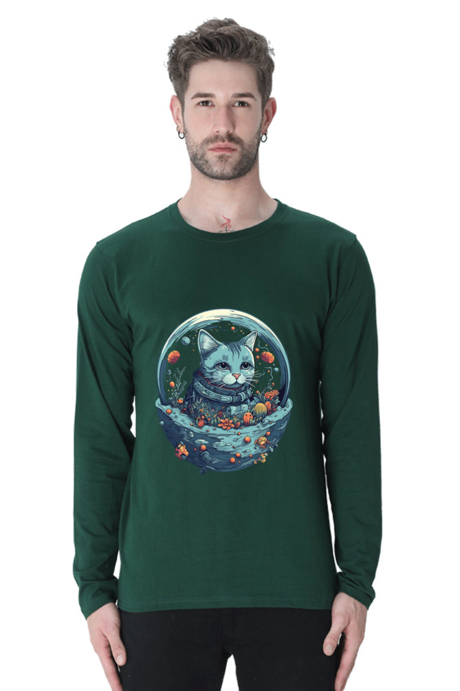 Purrito Round Neck Full Sleeve - Shirt Graphic